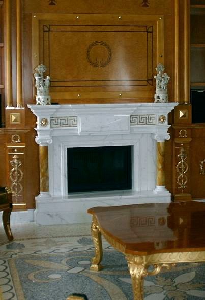 Villa privata a Mosca · Dettaglio e lavorazione 05 · Fotografia dall’archivio Marmi di Carrara