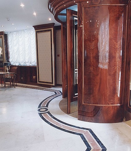UNA Hotel · Dettaglio e lavorazione 03 · Fotografia dall’archivio Marmi di Carrara
