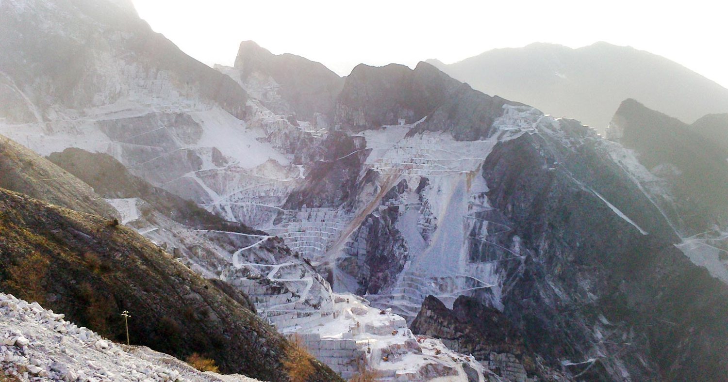 Seit 1956 in Carrara · Foto aus dem Archiv Marmi di Carrara